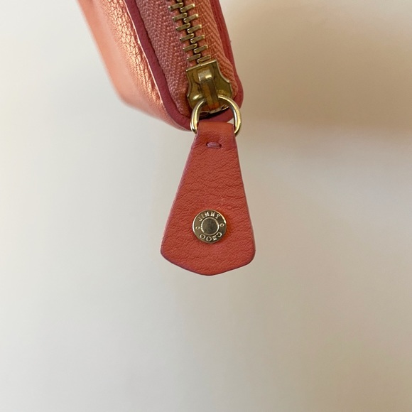 Jimmy Choo | Pippa Long Wallet in Coral - Picture 6 of 10